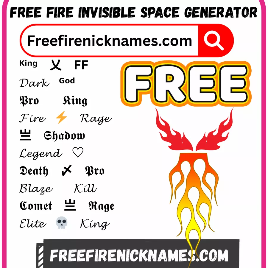 Free Fire Nickname Style